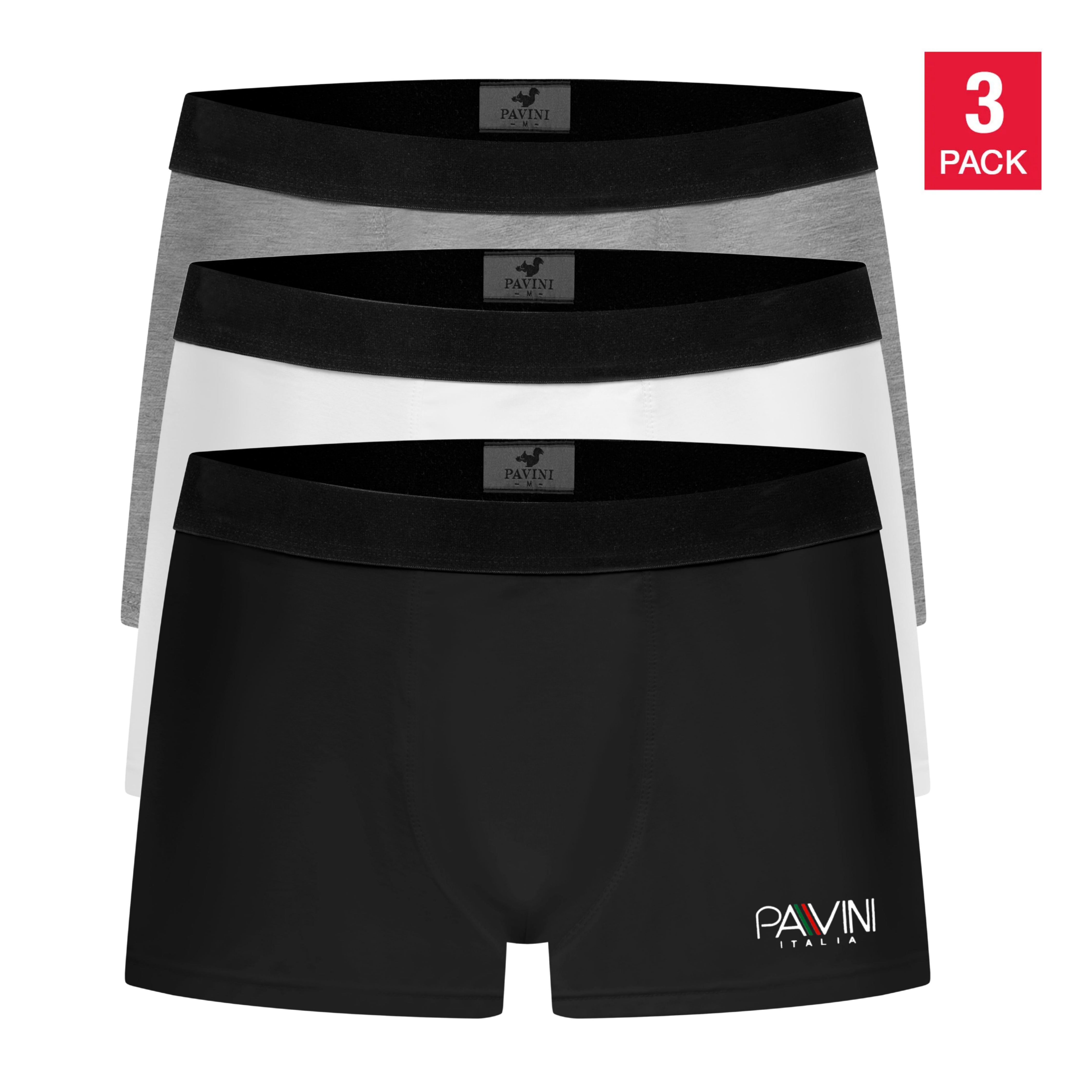 Pavini 3-Pack Boxer Brief Light