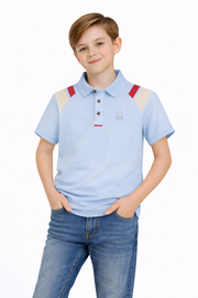 PAVINI KIDS Short Sleeve Polo Shirt