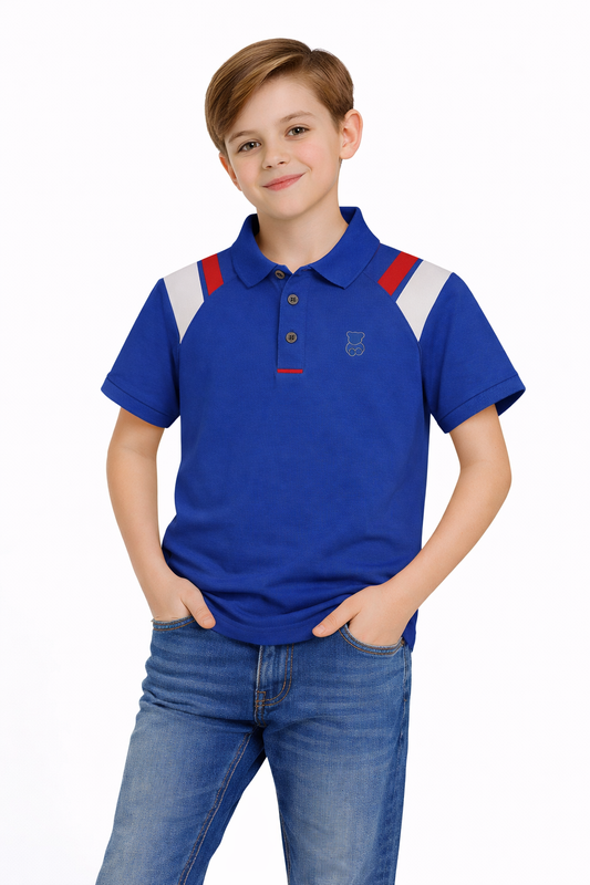 PAVINI KIDS Short Sleeve Polo Shirt