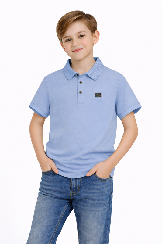 PAVINI KIDS Short Sleeve Polo Shirt