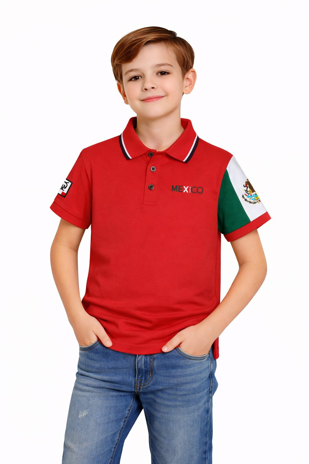 PAVINI KIDS Short Sleeve Polo Shirt