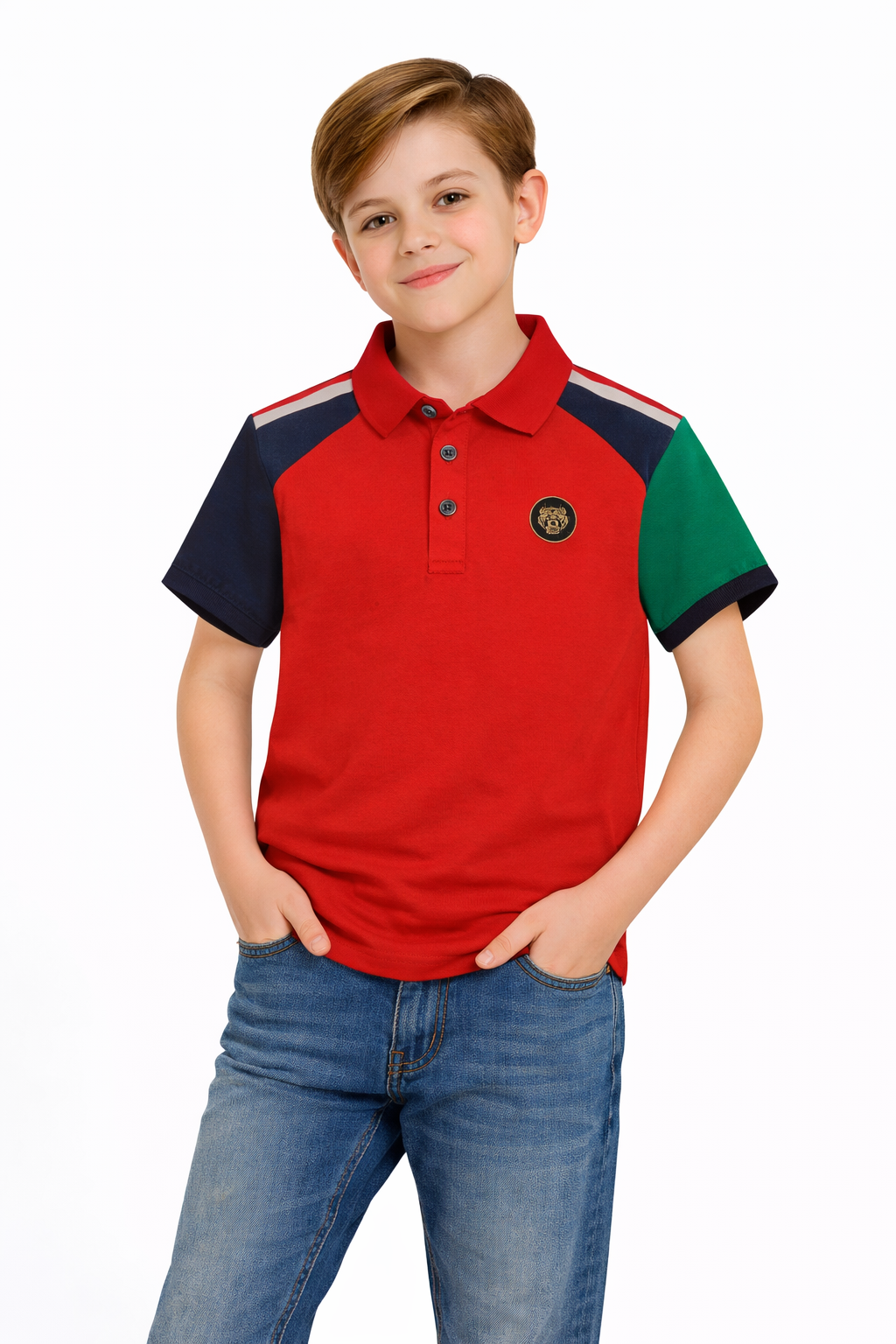 PAVINI KIDS Short Sleeve Polo Shirt