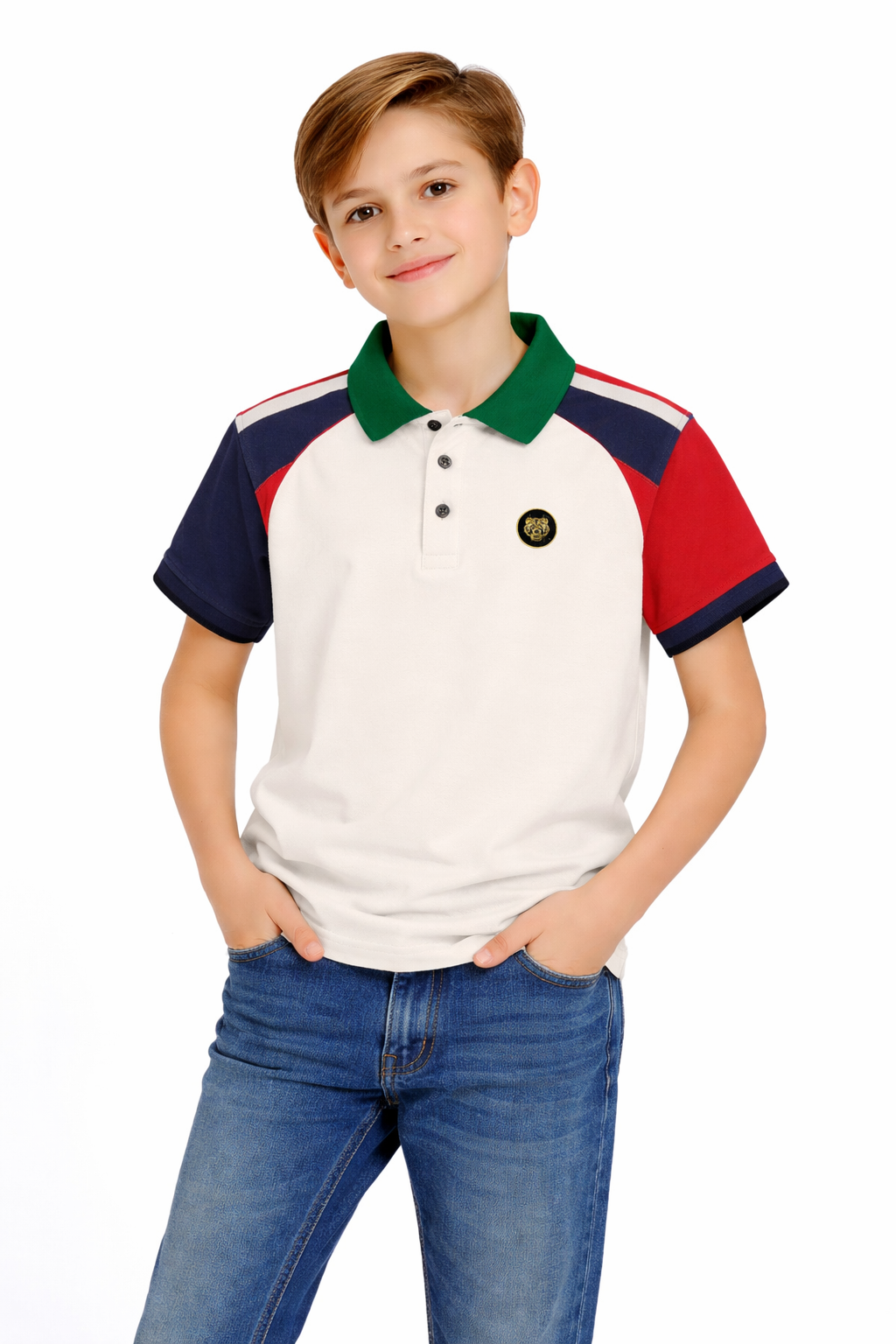 PAVINI KIDS Short Sleeve Polo Shirt