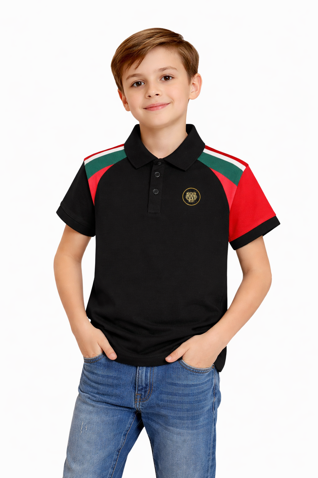 PAVINI KIDS Short Sleeve Polo Shirt