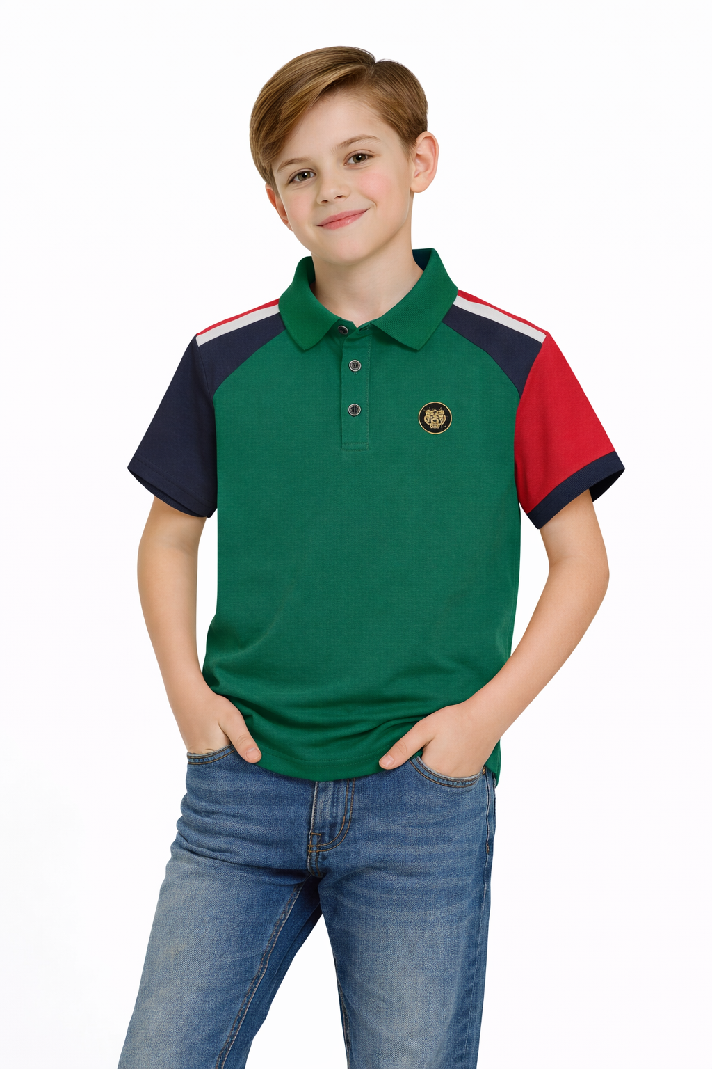 PAVINI KIDS Short Sleeve Polo Shirt