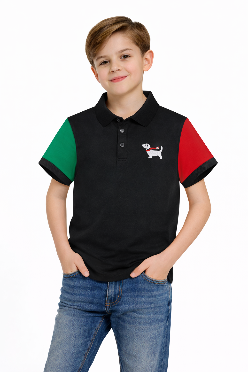 PAVINI KIDS Short Sleeve Polo Shirt