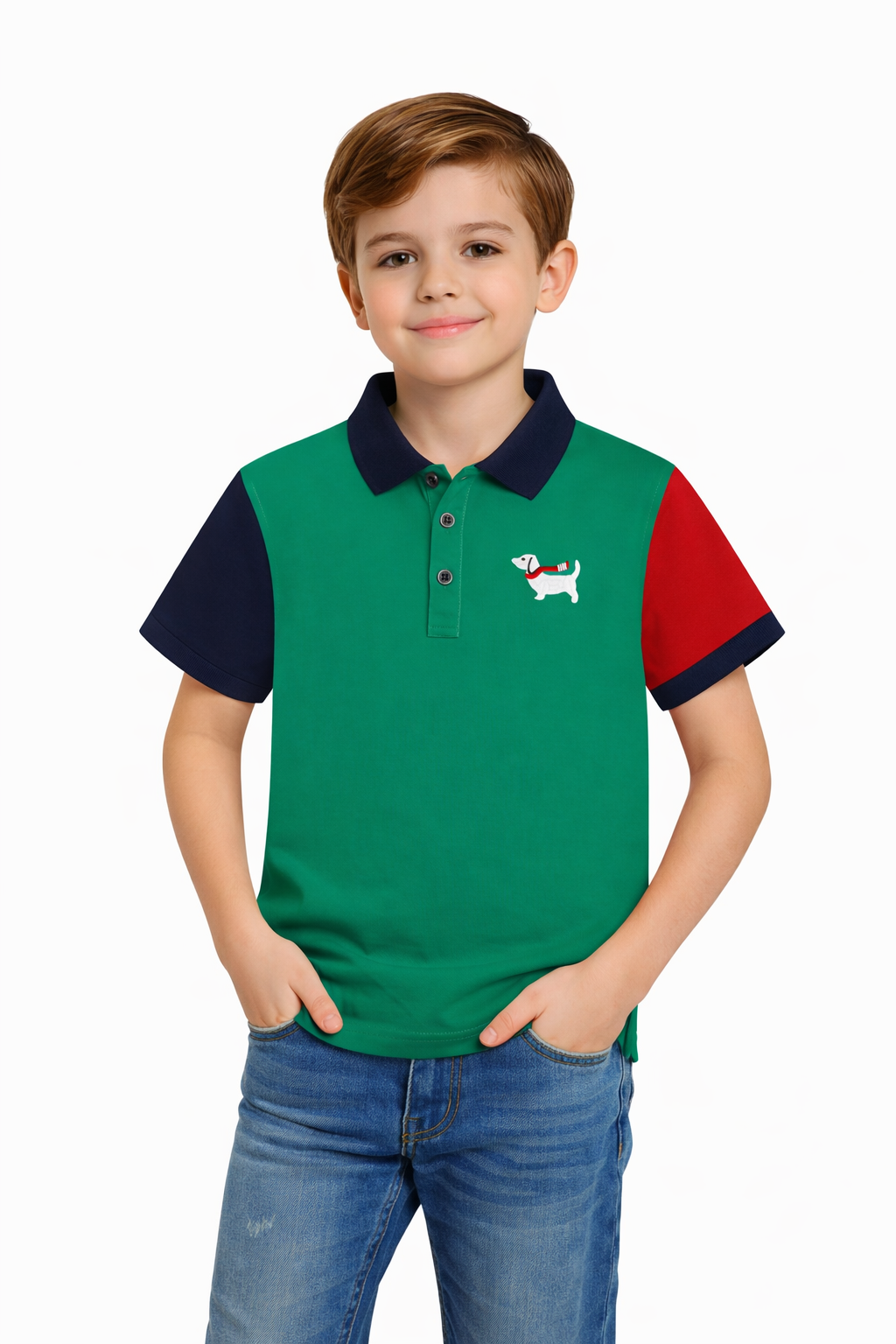 PAVINI KIDS Short Sleeve Polo Shirt
