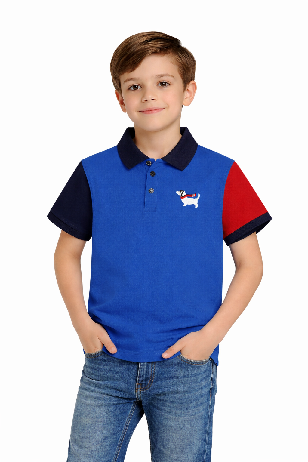 PAVINI KIDS Short Sleeve Polo Shirt
