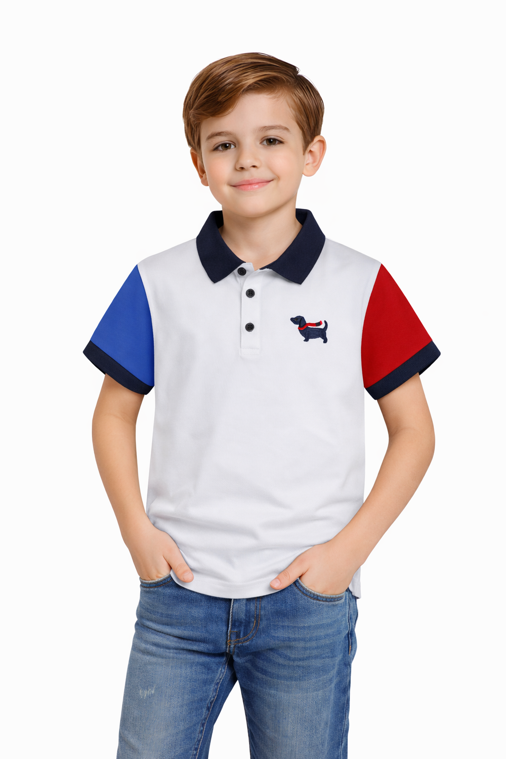 PAVINI KIDS Short Sleeve Polo Shirt