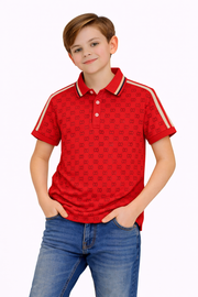 PAVINI KIDS Short Sleeve Polo Shirt