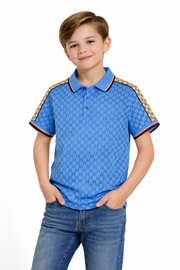 PAVINI KIDS Short Sleeve Polo Shirt