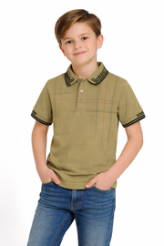 PAVINI KIDS Short Sleeve Polo Shirt